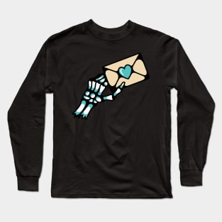 Skeleton hand letter Long Sleeve T-Shirt